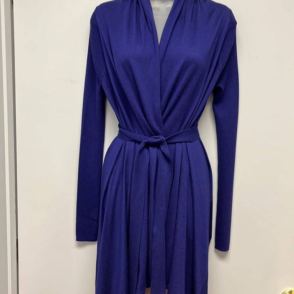 BCBG MAXAZRIA purple sweater.